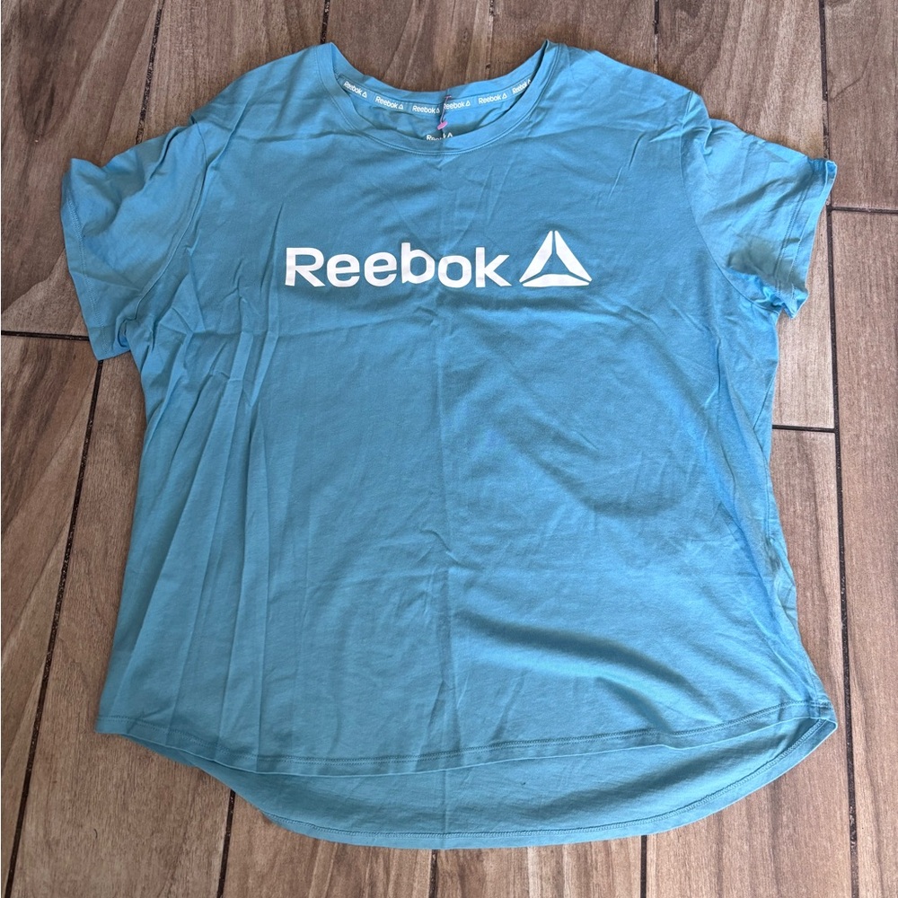 Reebok Teal Logo Tee